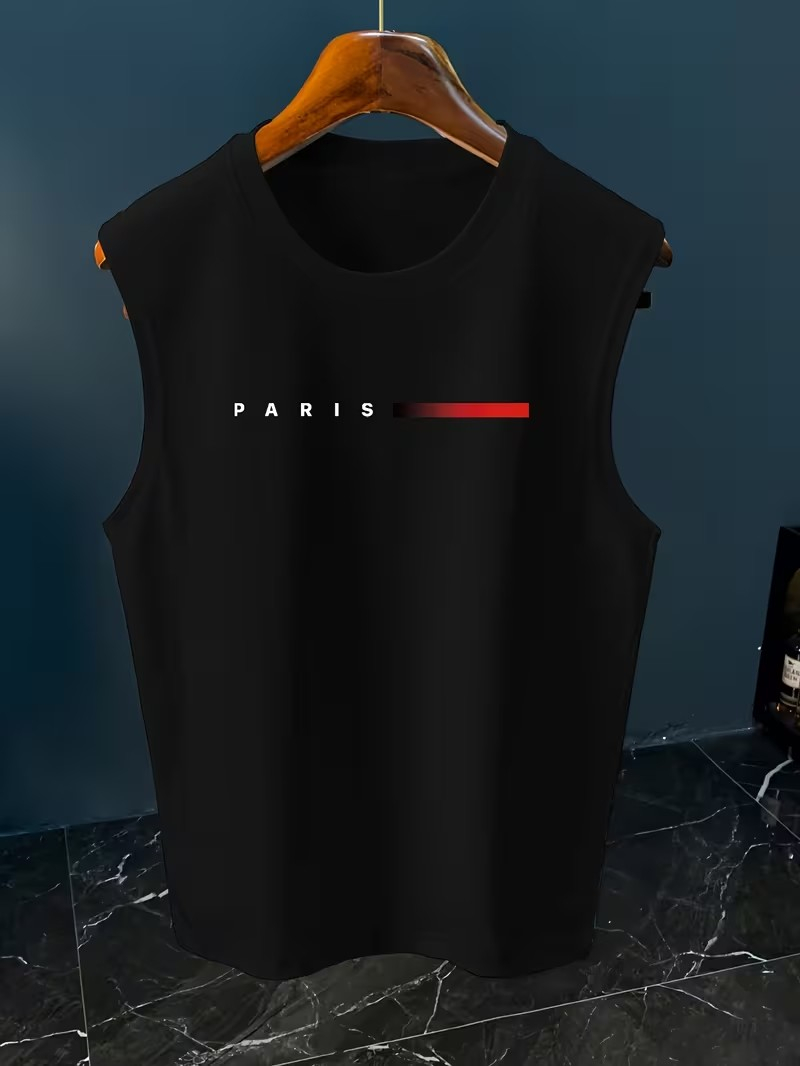 Camiseta sin mangas minimalist - Paris Men'S Fashion reseña y precio