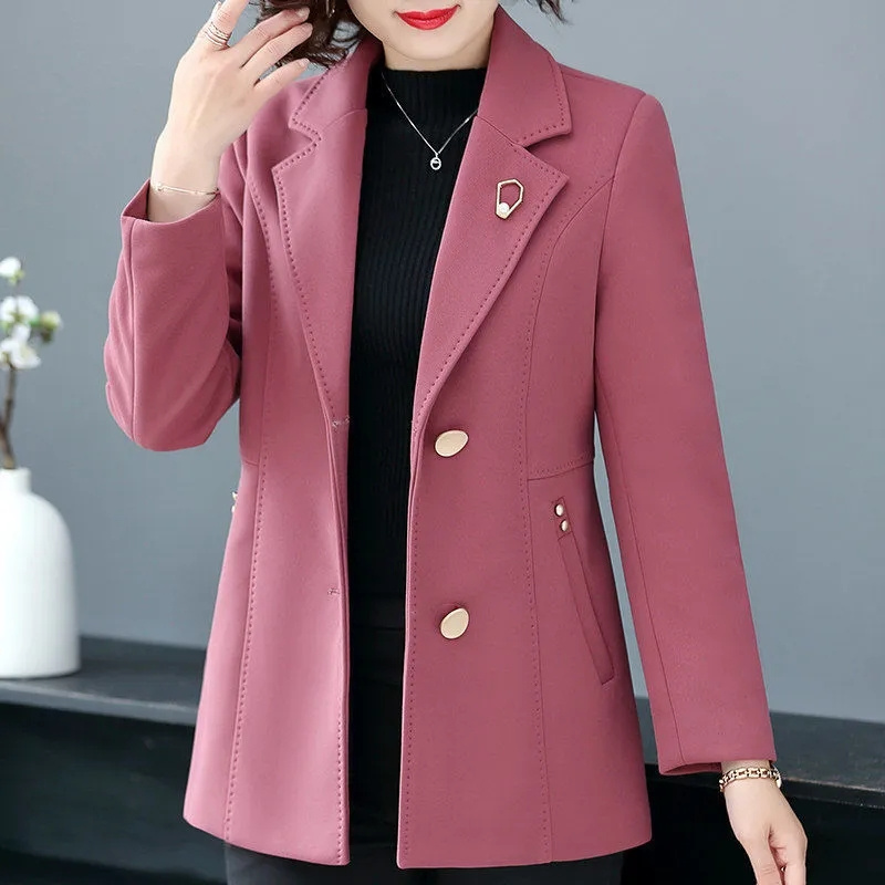Abrigo de otoño corto 40 años  - Mens Fashion Blazer reseña y precio
