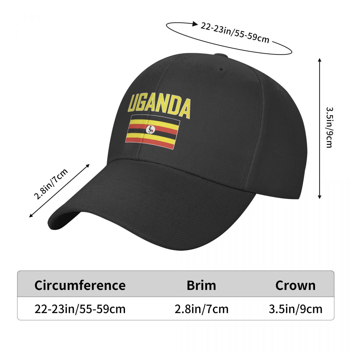 UGANDA Nombre Con Bandera Gorr - Men Fashion Uganda reseña y precio