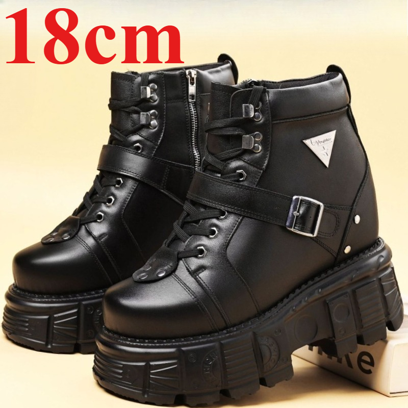 Botas de Motocicleta de Cuero  - Fashion Men'S Boots reseña y precio