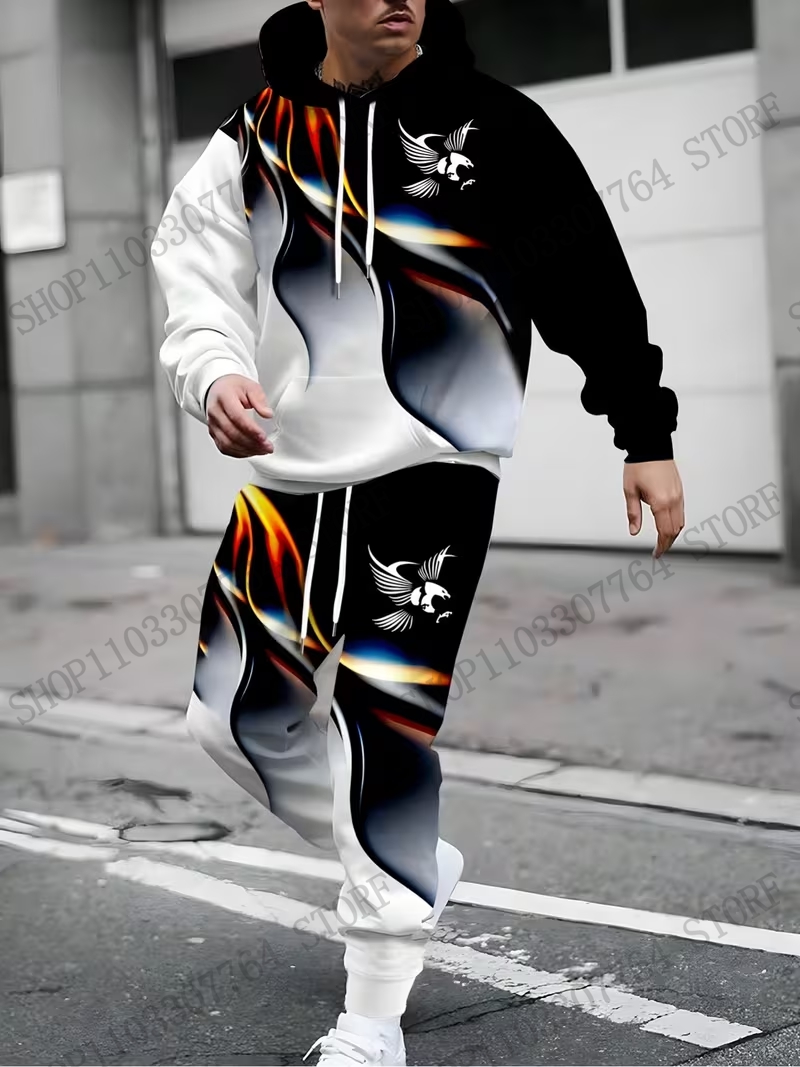 Conjunto de Sudadera y Pantaló - Men'S Fashion Hoodie reseña y precio