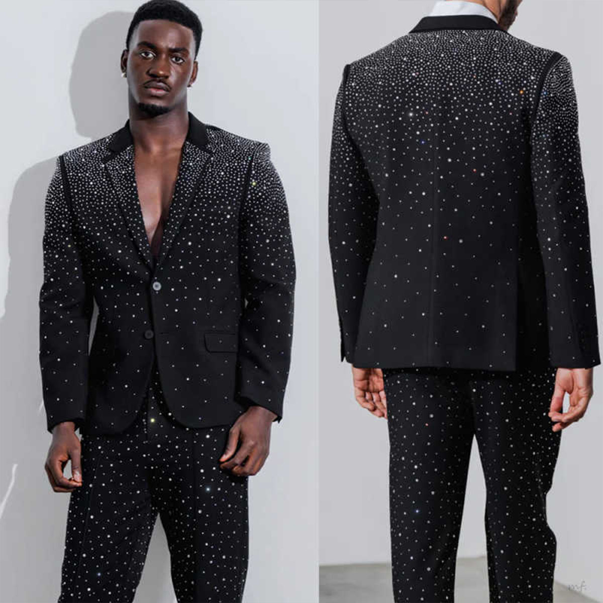 Trajes de Lujo con Diamantes p - Mens Fashion Blazer reseña y precio
