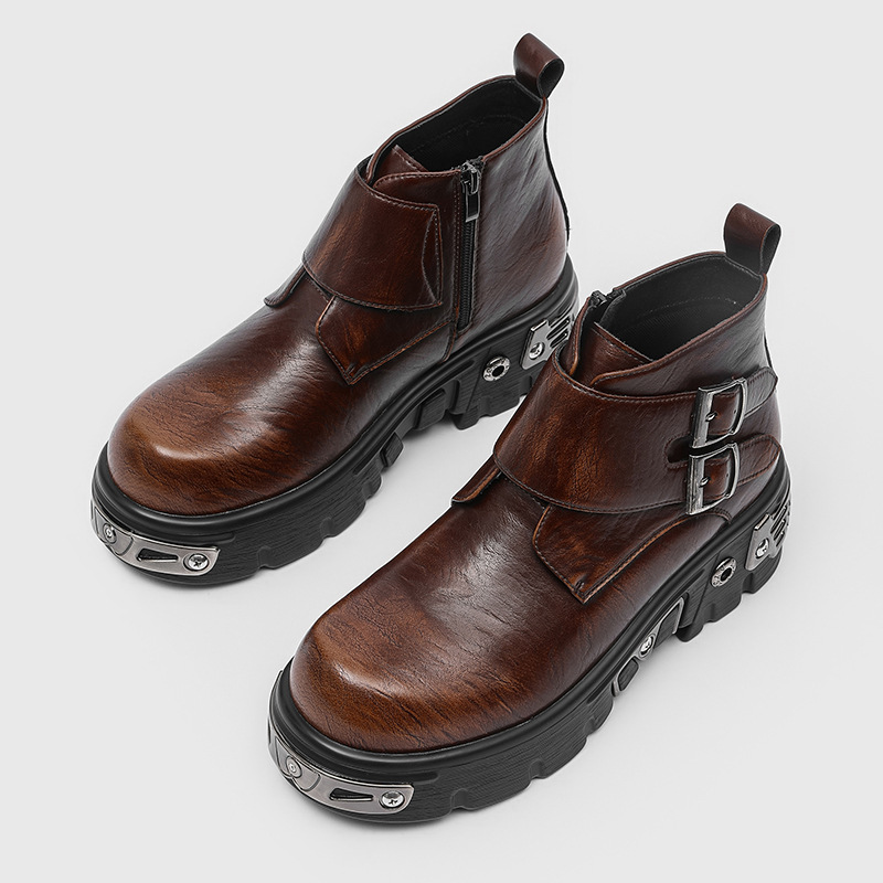 Botas de plataforma punk gótic - Fashion Men'S Boots reseña y precio