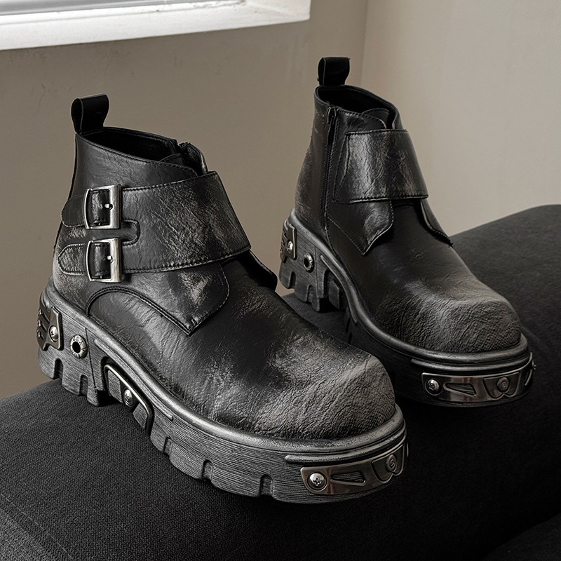 Botas de plataforma punk gótic - Fashion Men'S Boots reseña y precio