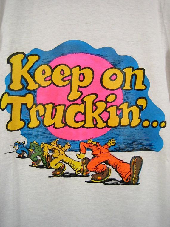 R Crumb 1960s Keep on Truckin  - Men'S Fashion 1960S reseña y precio