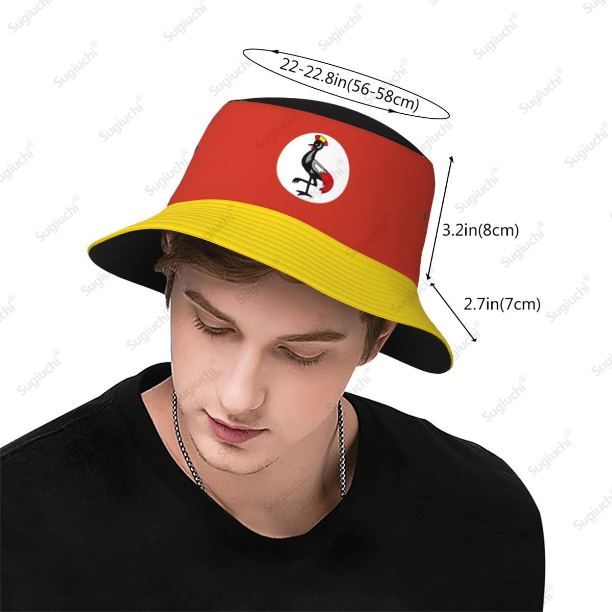 2025 Uganda bandera 3D hombres - Men Fashion Uganda reseña y precio