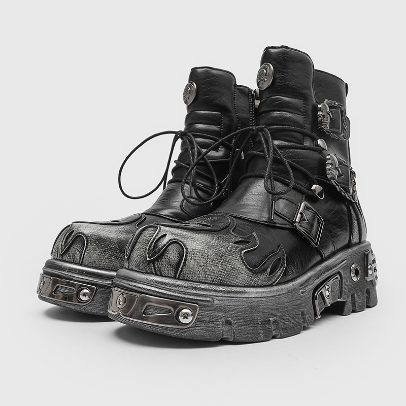 Botas de Motocicleta para Homb - Fashion Men'S Boots reseña y precio
