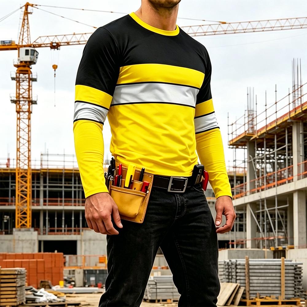 Camiseta de Trabajo a Rayas de - Men'S Fashion For Summer reseña y precio