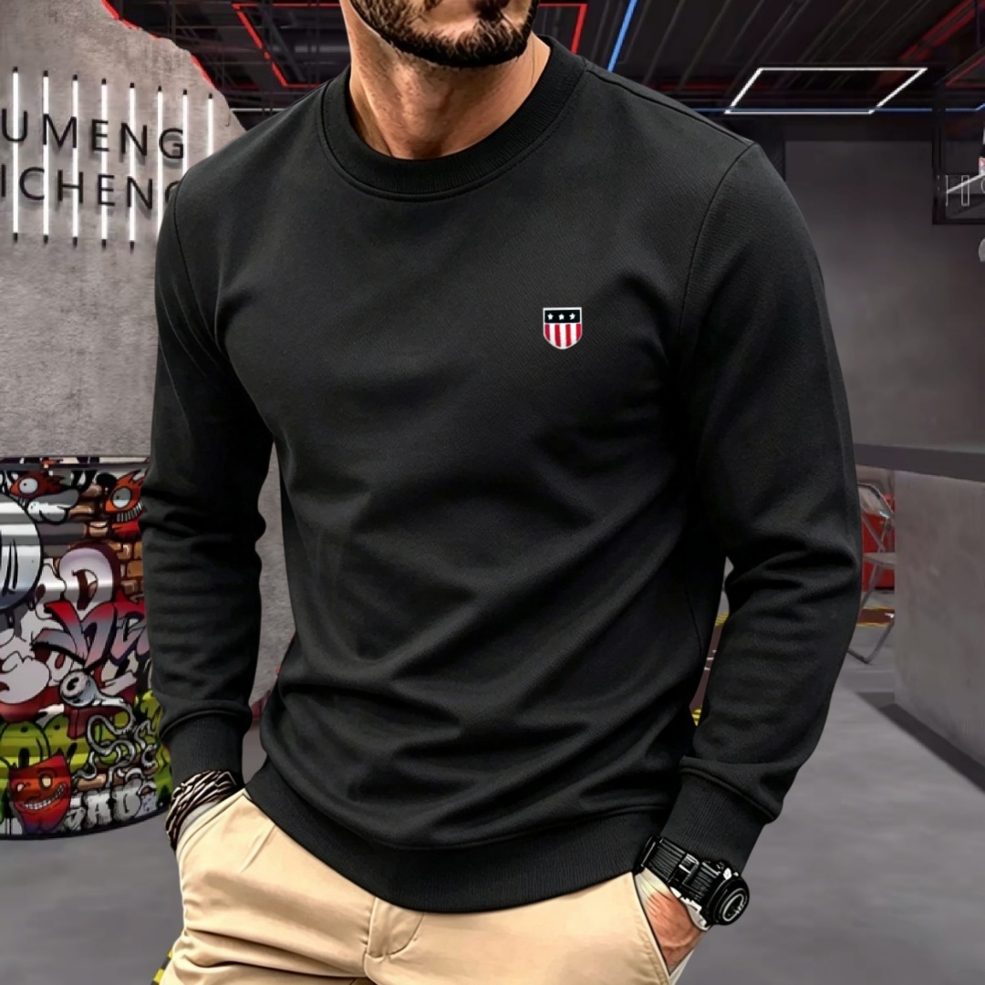 Camiseta de manga larga con cu - Men'S Tops Fashion reseña y precio