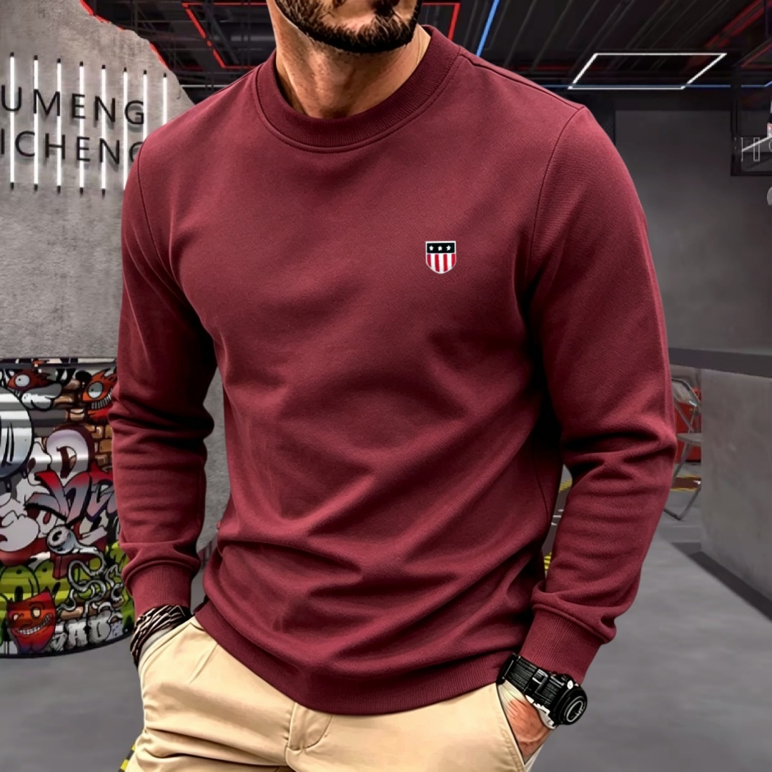 Camiseta de manga larga con cu - Men'S Tops Fashion reseña y precio