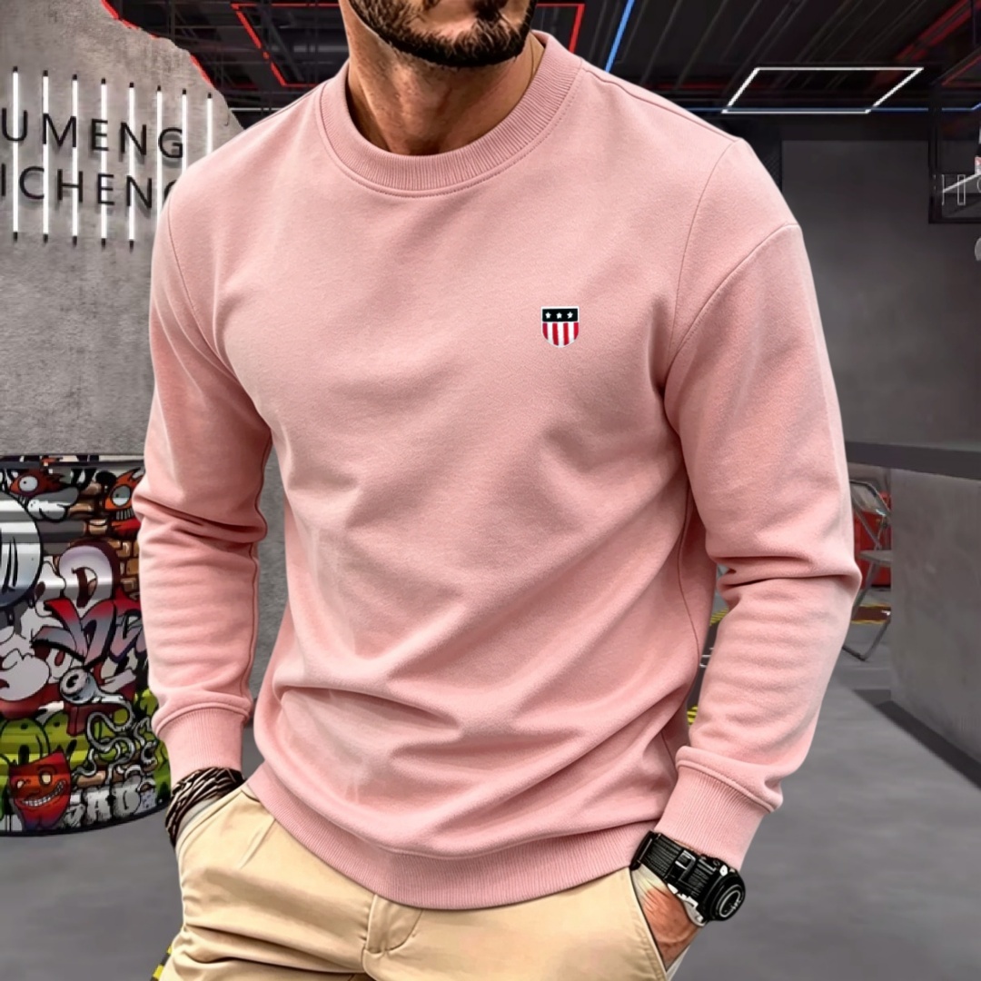Camiseta de manga larga con cu - Men'S Tops Fashion reseña y precio